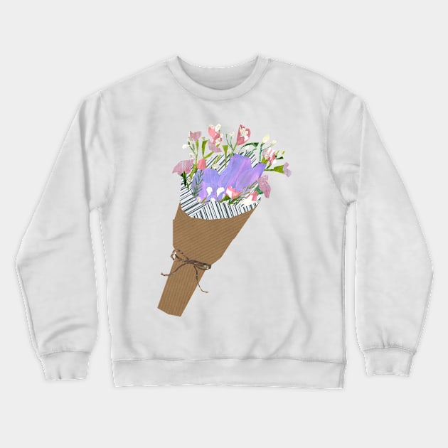 Bunch of flowers Crewneck Sweatshirt by Babban Gaelg